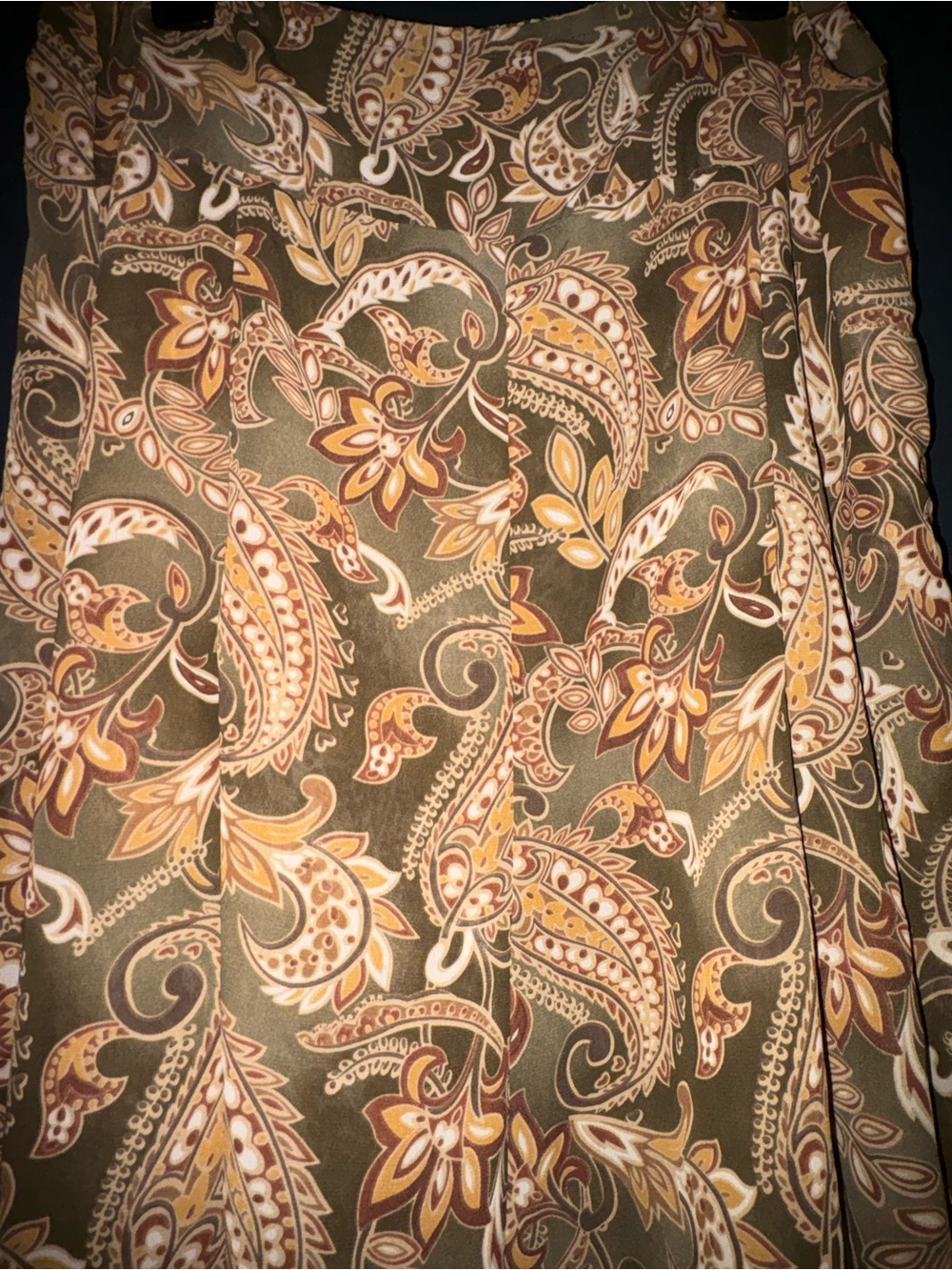 BUNDLE 2 Skirts: Reversible Skirt, Paisley and Animal Print + Green Lace Skirt - Picture 5 of 15